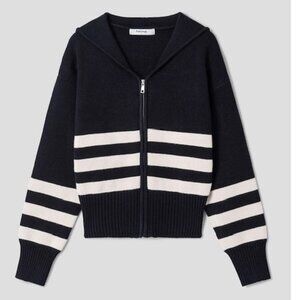 Industry Black and While Sweater